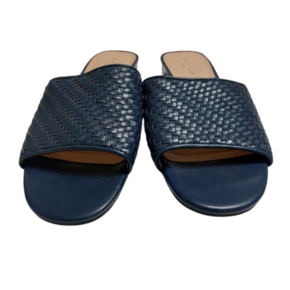 Ann Taylor Blue Mules Elegant Comfort - Picture 7 of 8